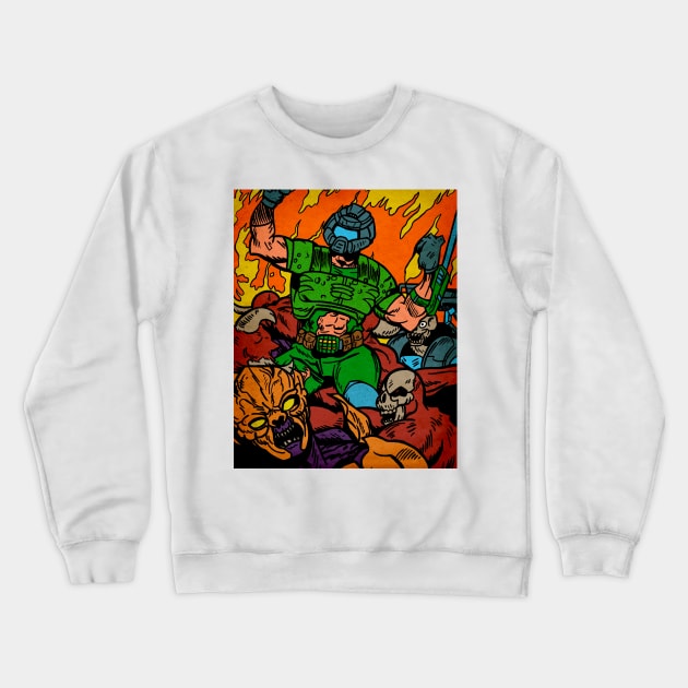 THE SLAYER Crewneck Sweatshirt by Defsnotadumb